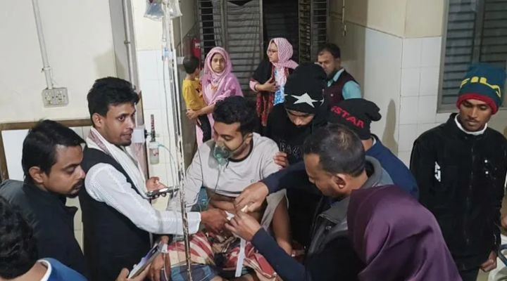 ফরিদপুরে স্বতন্ত্র প্রার্থীর দুই সমর্থককে কুপিয়ে জখম